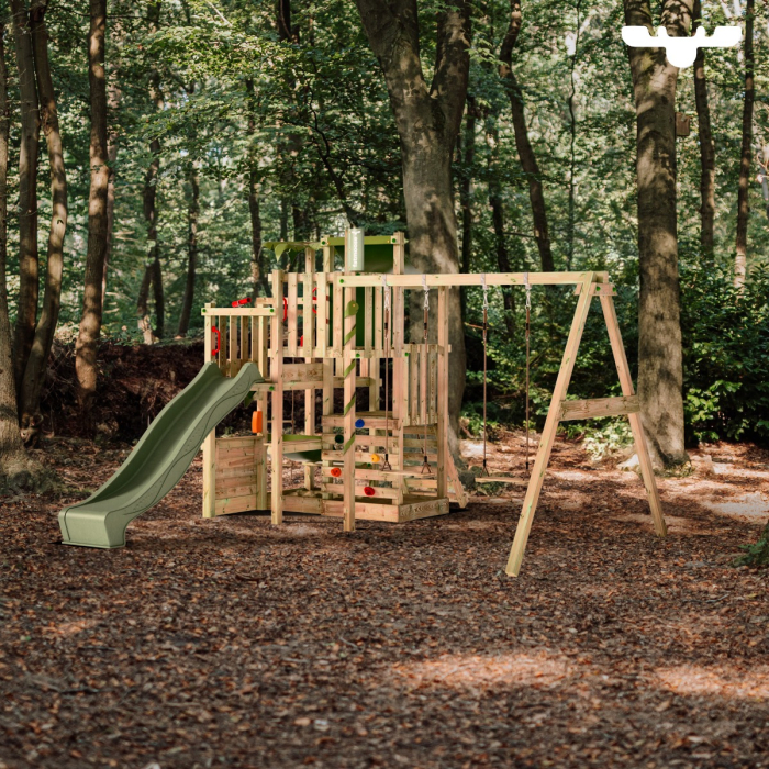 Plac zabaw ze zjeżdżalnią CrazyCoconut Club XXL | Fatmoose.pl